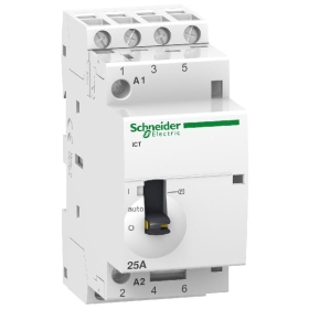 CONT MOD CDE MAN 25A 4NO 24V