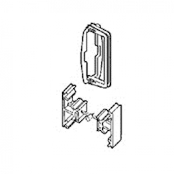 001393 LEGRAND PORTE BLANC.1 RANG.COFF.18 MOD