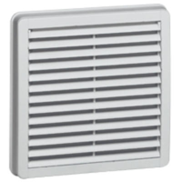 034834 LEGRAND Ouïe d aération plastique - IP54 - RAL 7035 - 150 x 150 mm