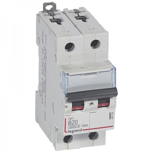 407495 LEGRAND Disjoncteur 2P B20 6000A/10KA