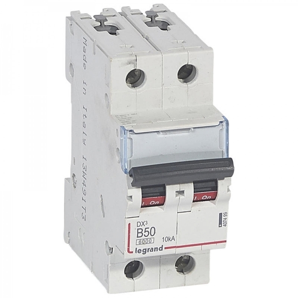 407499 LEGRAND Disjoncteur 2P B50 6000A/10KA