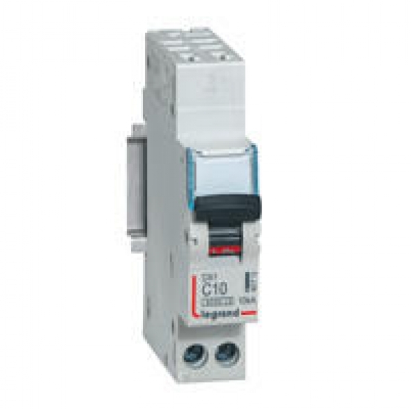 407712 LEGRAND Disjoncteur 1P+N C10 6000A/10KA AUTO