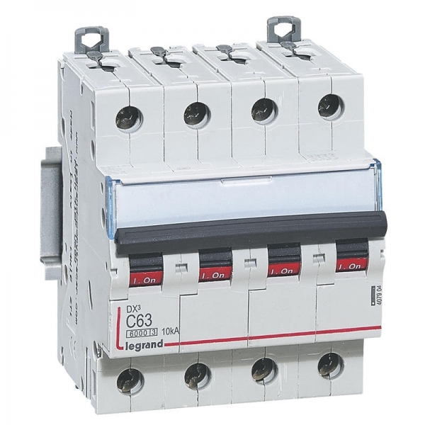 407904 LEGRAND Disjoncteur 4P C63 6000A/10KA