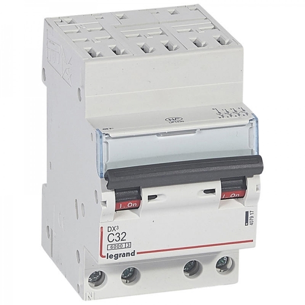 407917 LEGRAND Disjoncteur 4P C32 6000A/10KA AUTO