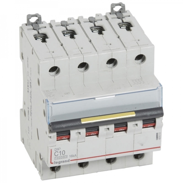 409353 LEGRAND Disjoncteur 4P C10 10000A/16KA