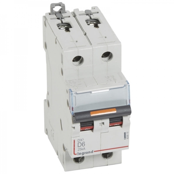 409818 LEGRAND Disjoncteur 2P D6 25KA