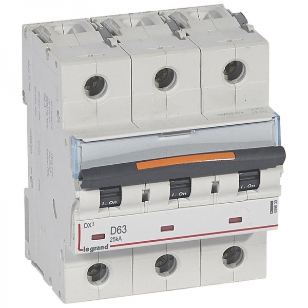 409839 LEGRAND Disjoncteur 3P D63 25KA