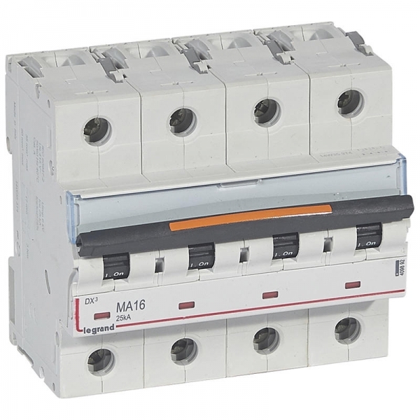 409892 LEGRAND Disjoncteur 4P MA16 25KA