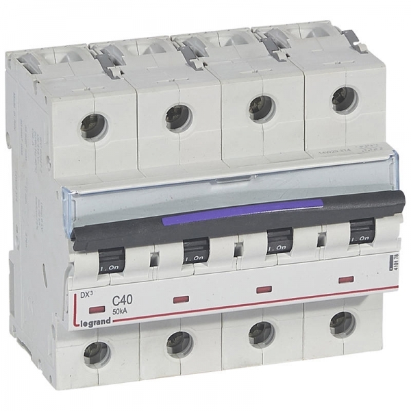410178 LEGRAND Disjoncteur 4P C40 50KA