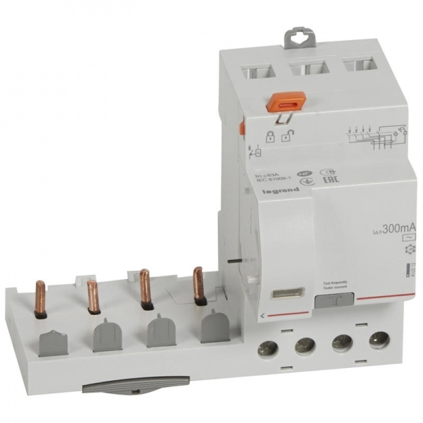 410512 LEGRAND 410512 LEGRAND BLOC DIFFERENTIEL 4P 63A AC 300mA