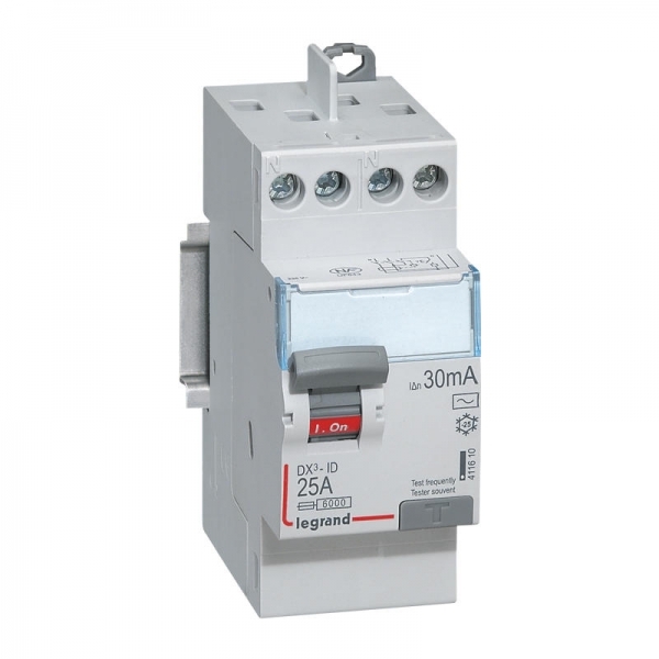 411610 LEGRAND Interrupteur différentiel 2P 25A 30mA AC
