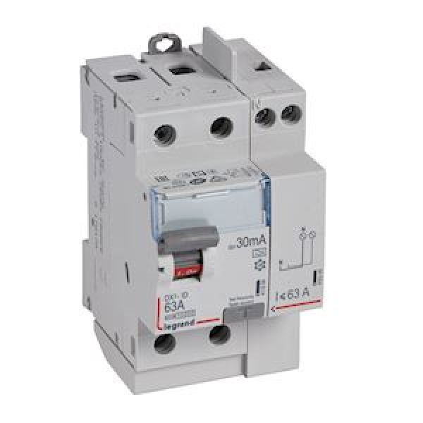 411618 LEGRAND Interrupteur différentiel 2P 63A 30mA A