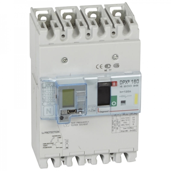420036 LEGRAND Disjoncteur 4P 160 MT 125A 16KA