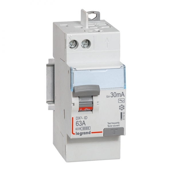 411650 LEGRAND Interrupteur différentiel 2P 63A AC 30MA TGA