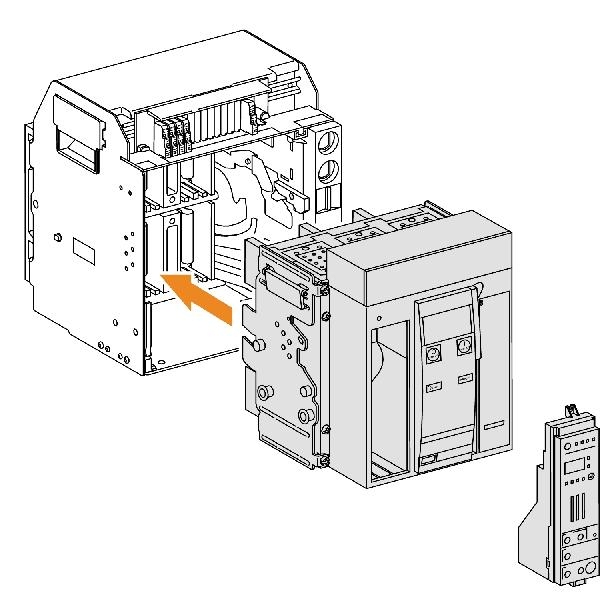 BLOC COUP Disjoncteur NT06 H2 3P 50KA Débrochable