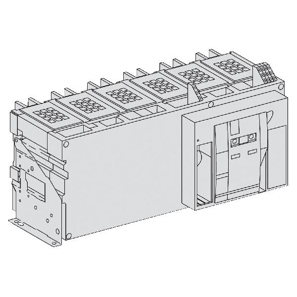 BLOC COUP Disjoncteur NW40 BIS H1 3P 100KA FIXE