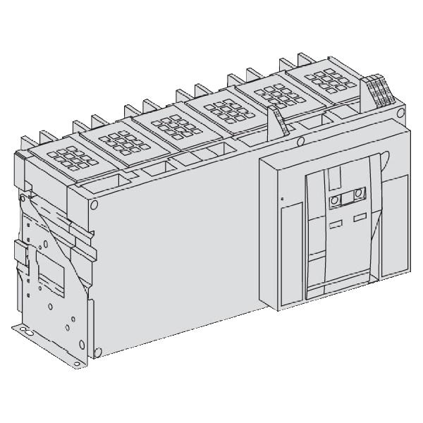 BLOC COUP interrupteur sectionneur NW63 HA 3P 187KA FIXE