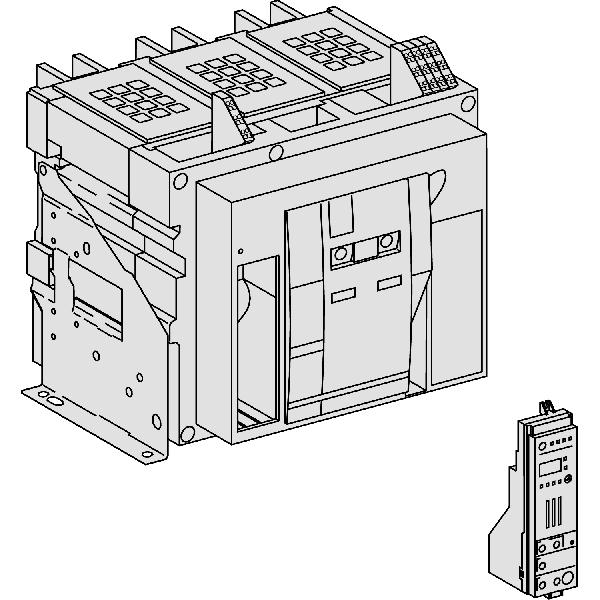 BLOC COUP Disjoncteur NW63 H1 4P 100KA FIXE