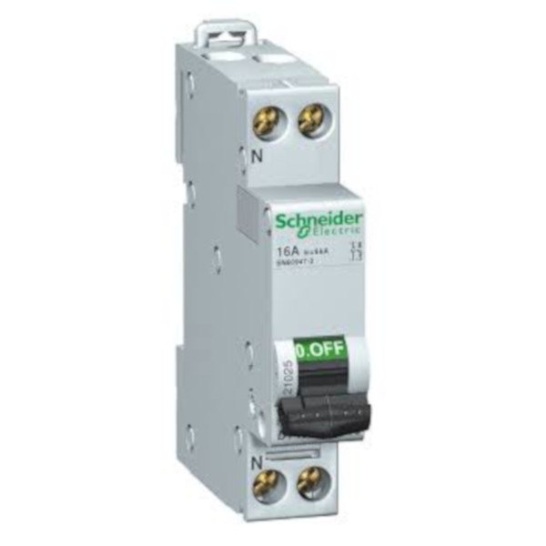 Disjoncteur modulaire DT40 1PN 10A C 4500A/6KA