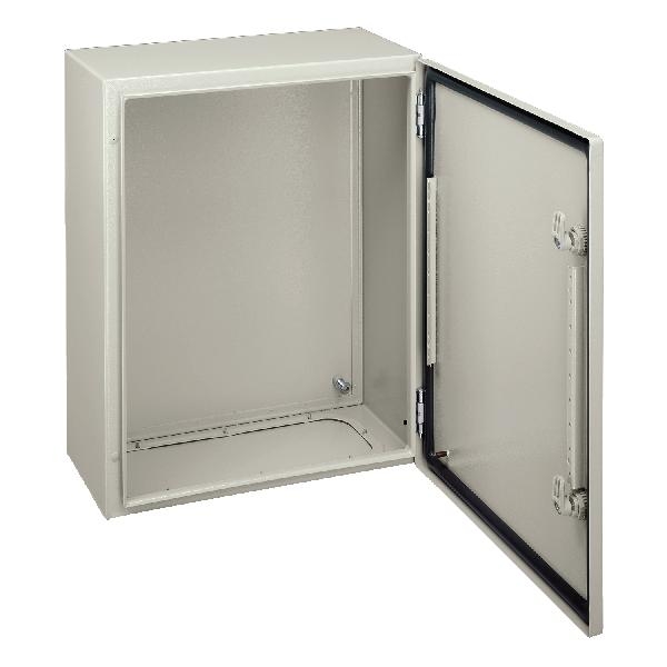 Spacial CRN porte pleine sans plaque de mont. H500xW400xD150 IP66 IK10 RAL7035..