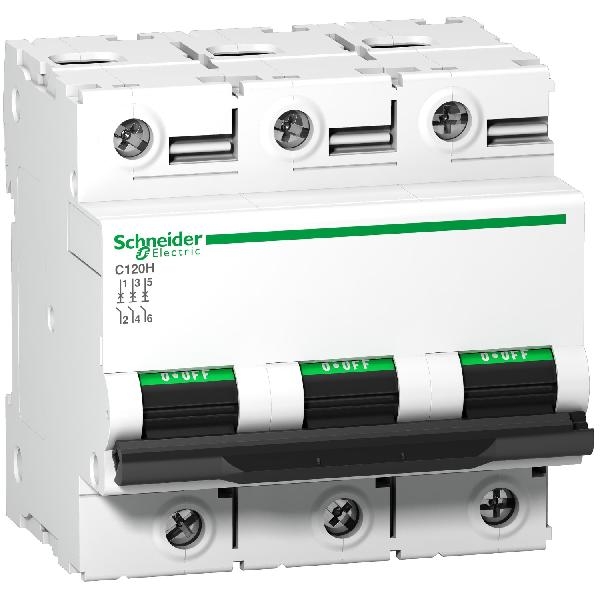 A9N18511 SCHNEIDER Disjoncteur modulaire C120H 3P 63A D 10000A/15KA