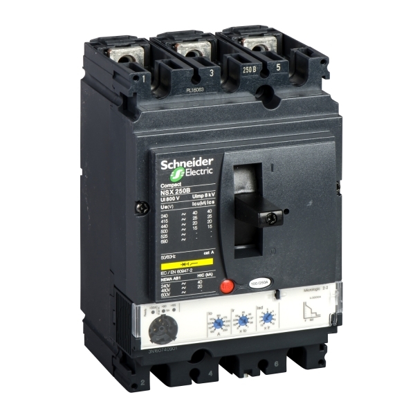 Disjoncteur ComPacT NSX100B ML 2.2 100A 3P3D 25KA
