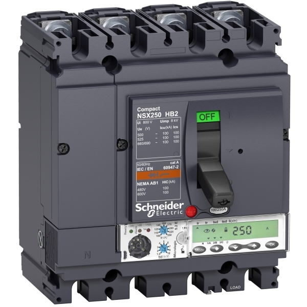 Disjoncteur ComPacT NSX100HB2 ML 5.2E 40A 4P4D 100KA