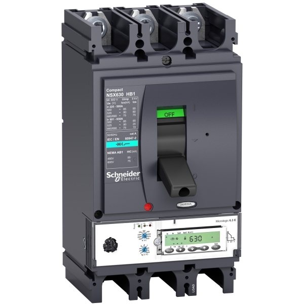 Disjoncteur ComPacT NSX400HB1 ML 6.3 E 400A 3P3D 85KA 500V