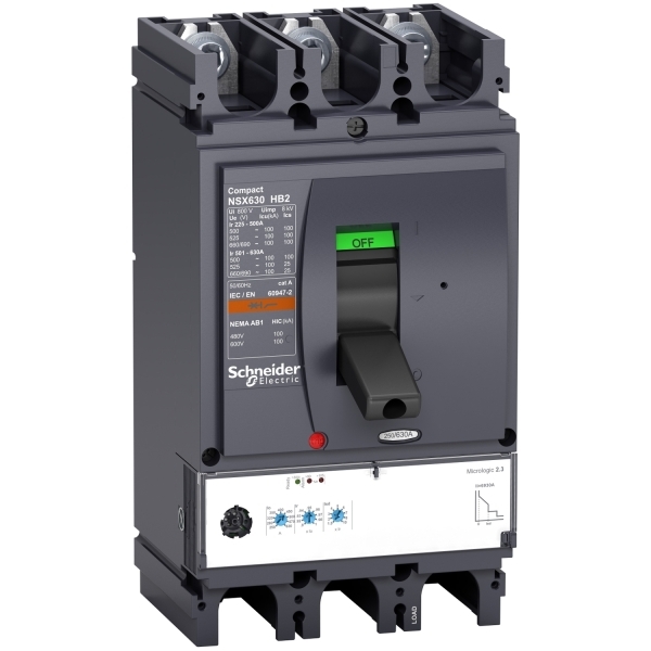 Disjoncteur ComPacT NSX400HB2 ML 2.3 400A 3P3D 100KA
