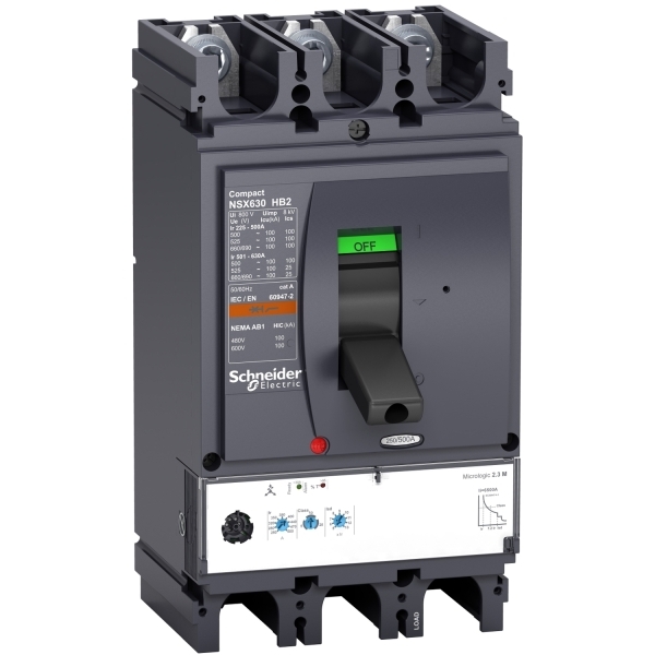 Disjoncteur ComPacT NSX400HB2ML 2.3M 320A 3P3D 100KA