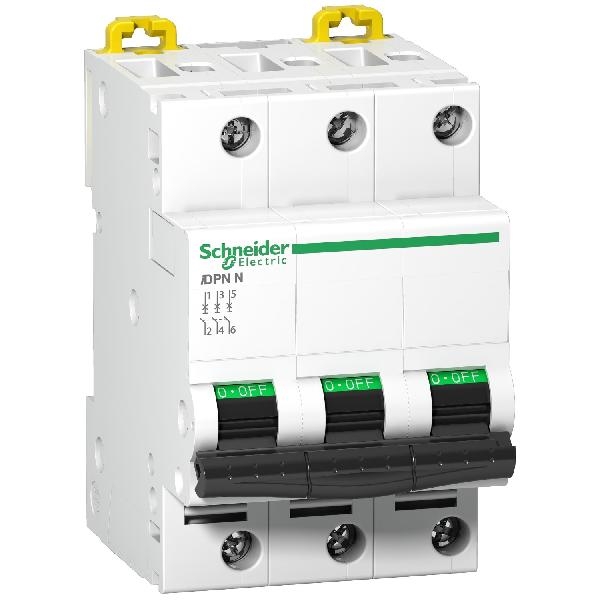 A9N21591 SCHNEIDER Disjoncteur modulaire iDPN 3P 40A D 6000A/10KA A9N21591 SCHNEIDER Disjoncteur modulaire iDPN 3P 40A D 6000A/10KA