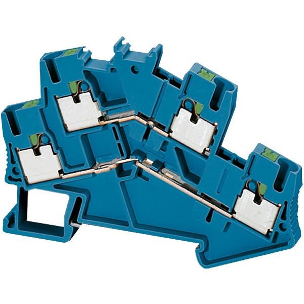 BORNE PUSH-IN, 2 NIVEAUX, PASSANT, 4 POI