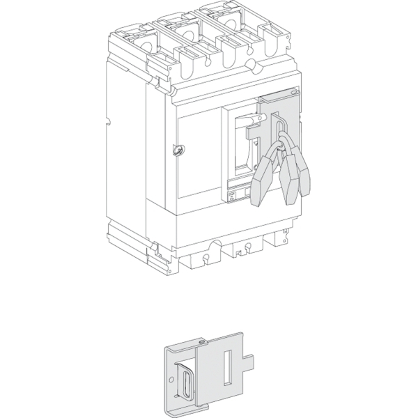 LV432630 SCHNEIDER VERROUILLAGE 3 CADENAS NS