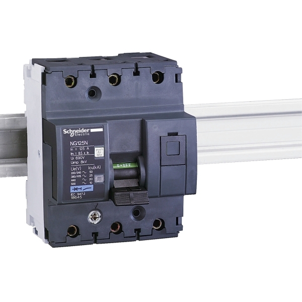18643 SCHNEIDER Disjoncteur modulaire NG125N 3P 100A courbe C 25KA