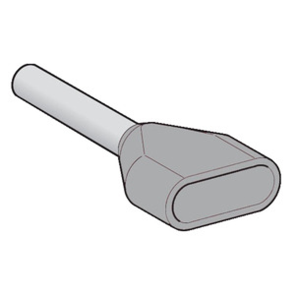 Embout D moyen 0,5mm² blanc NF