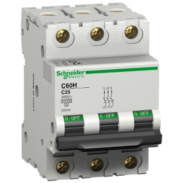 24865 SCHNEIDER Disjoncteur modulaire C60H 3P 16A courbe C 10000/15kA