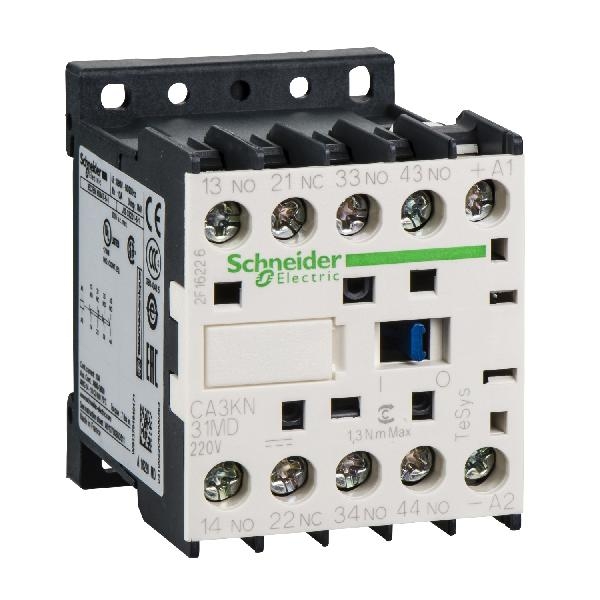 CA3KN31MD SCHNEIDER Contacteur AUXILIAIRE 3F 1O VIS 220V DC