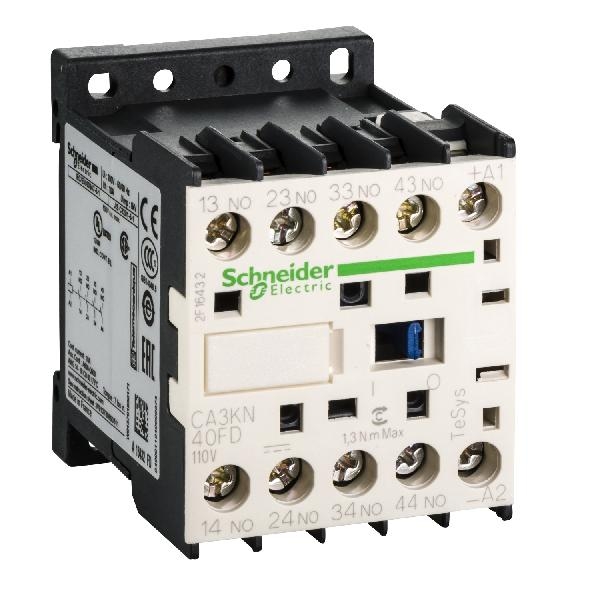 CA3KN40FD SCHNEIDER Contacteur AUXILIAIRE 4F VIS 110V DC