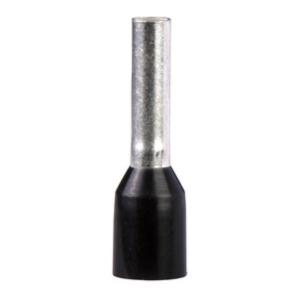 Embout long 1,5mm² noir DIN