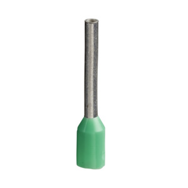 Embout moyen 6mm² vert NF