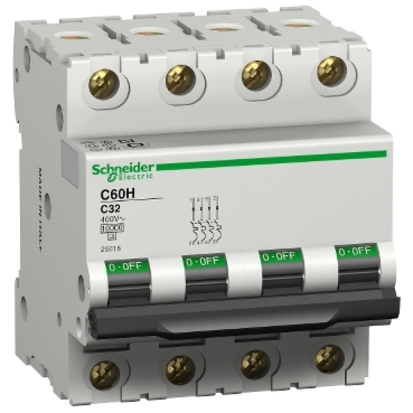 24877 SCHNEIDER Disjoncteur modulaire C60H 4P 10A courbe C 10000/15kA 24877 SCHNEIDER Disjoncteur modulaire C60H 4P 10A courbe C 10000/15kA