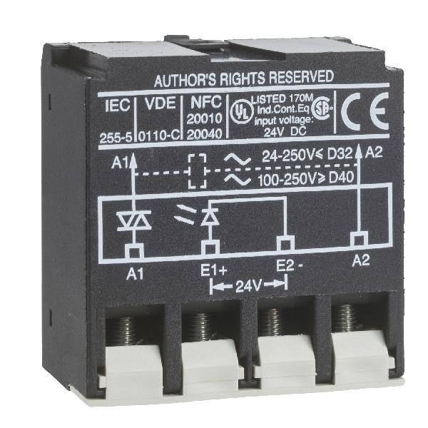 INTERFACE STATIQUE 24V CC