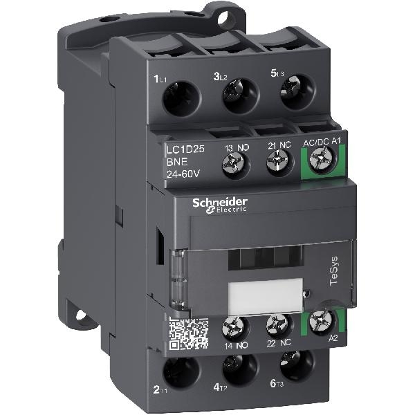 LC1D25BNE SCHNEIDER Contacteur 3P 440V 25A 24 60V