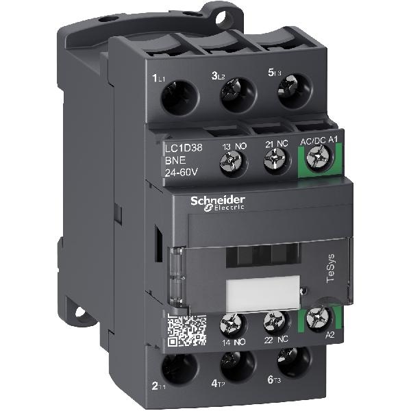 LC1D38BNE SCHNEIDER Contacteur 3P 440V 38A 24 60V