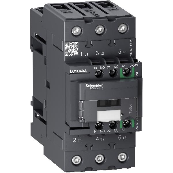 LC1D40ABNE SCHNEIDER Contacteur 3P 440V 40A 24 60V