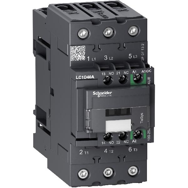 LC1D40AKUE SCHNEIDER Contacteur 3P 440V 40A 100 250V