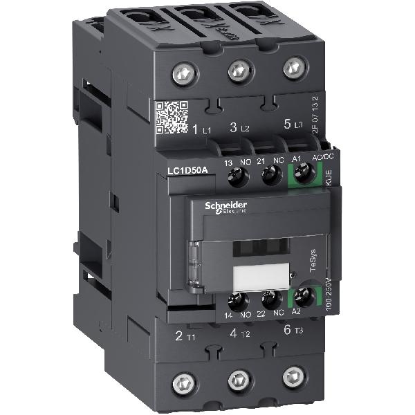 LC1D50AKUE SCHNEIDER Contacteur 3P 440V 50A 100 250V