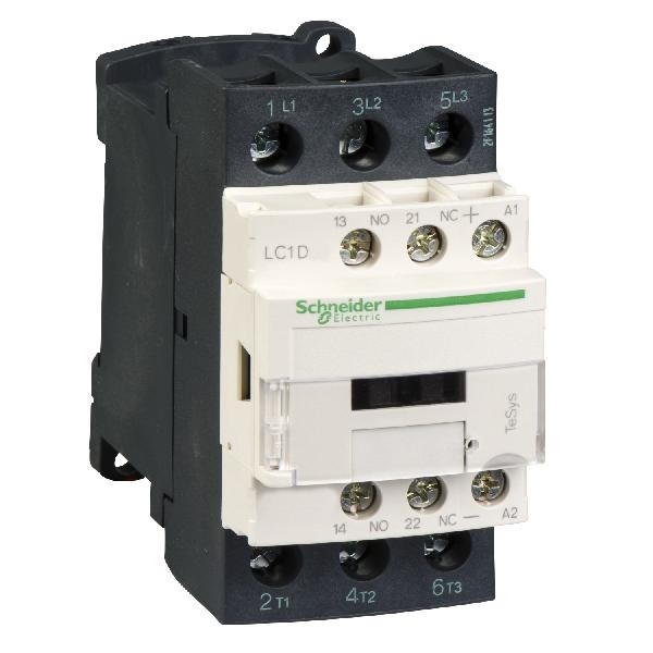 LC1D32MD SCHNEIDER Contacteur 32A 3P (1F+1O) BOB 220V CC LPL