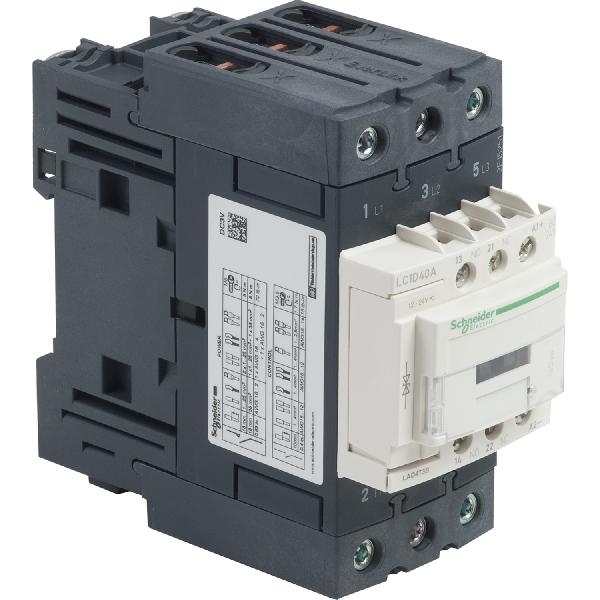 LC1D40ABD SCHNEIDER Contacteur 40A 3P 24V CC LPL