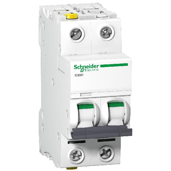 A9F07210 SCHNEIDER Disjoncteur modulaire IC60H 2P 10A courbe C 10000A/15KA